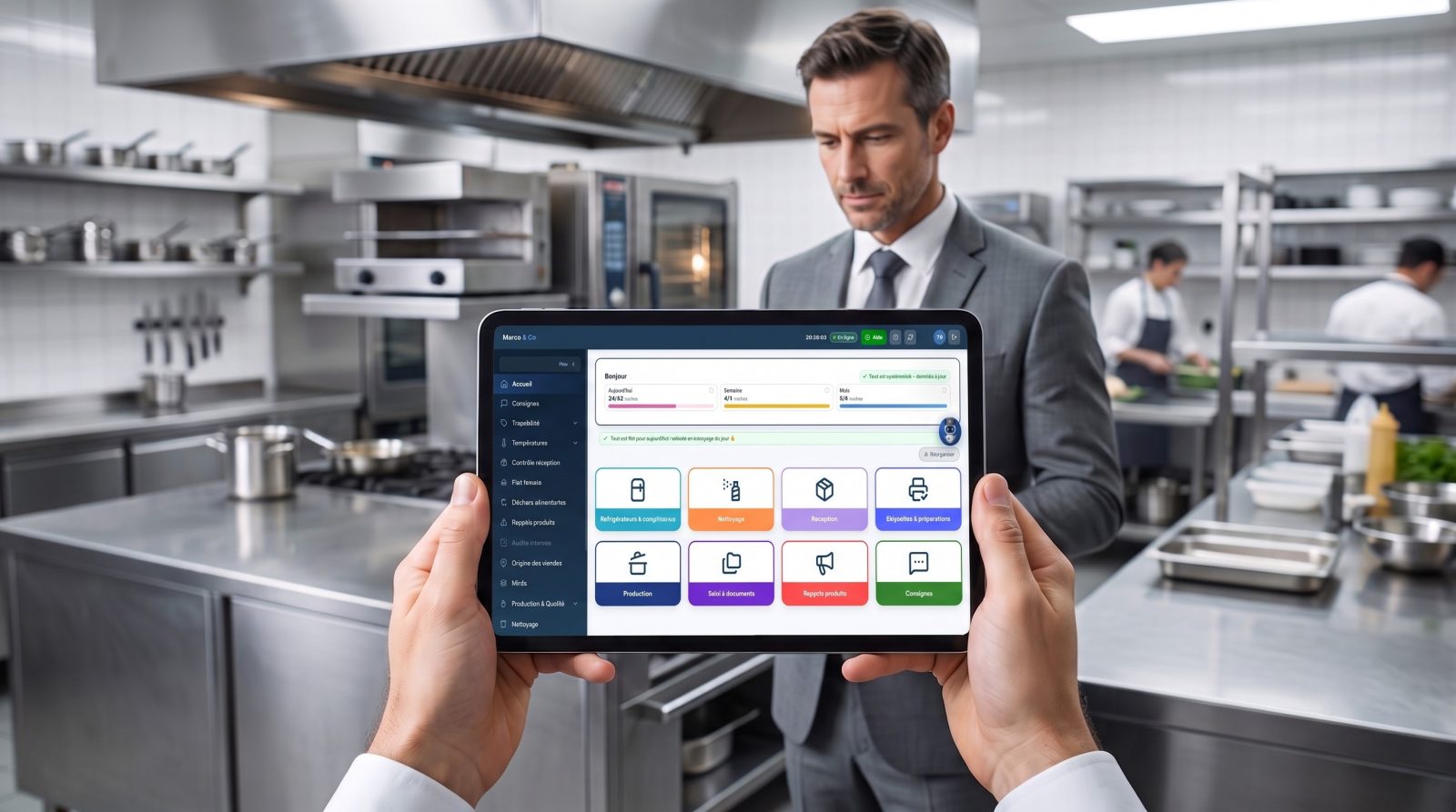 Piloter plusieurs établissements avec Marco HACCP