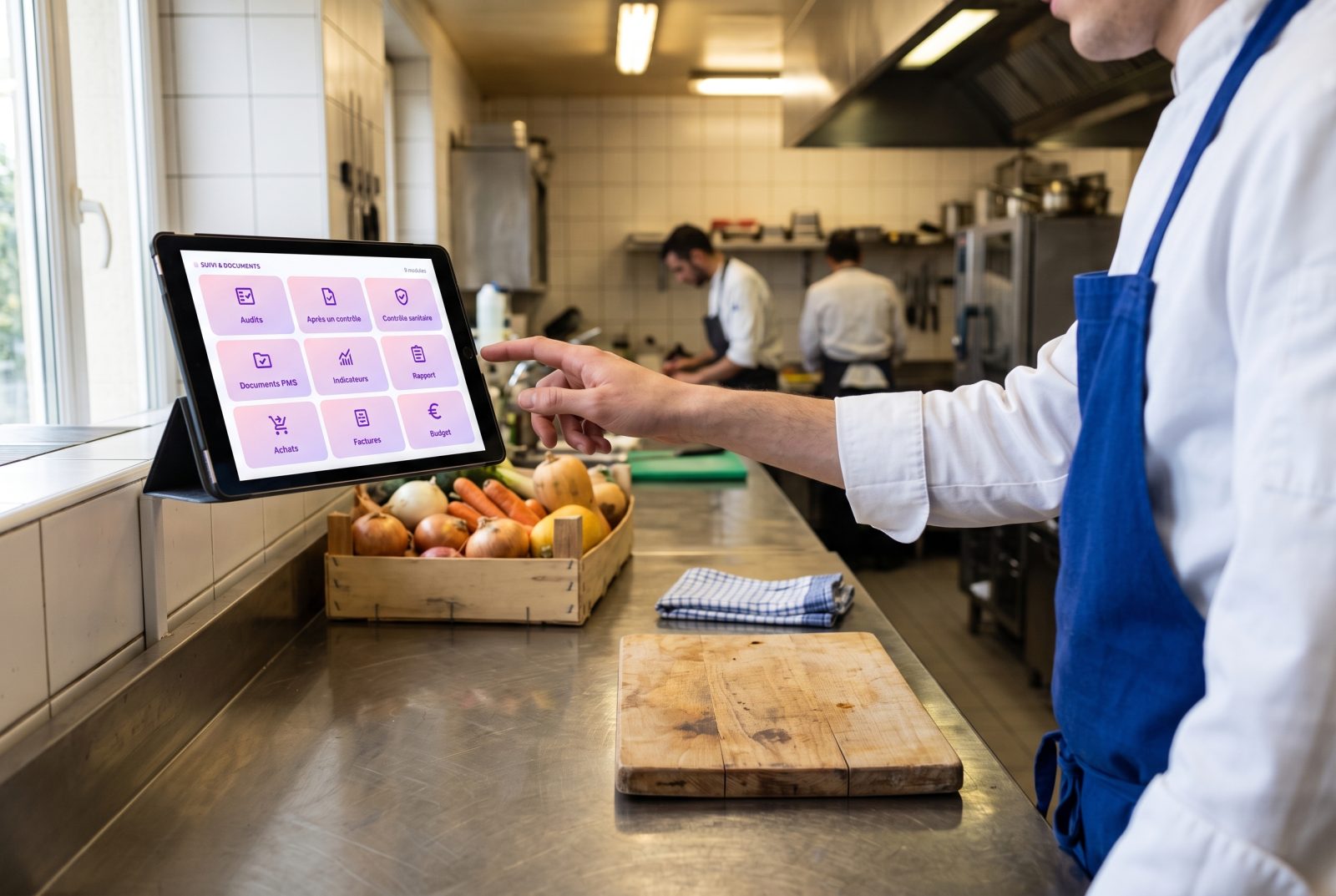 Facture prise en photo et centralisée dans Marco HACCP