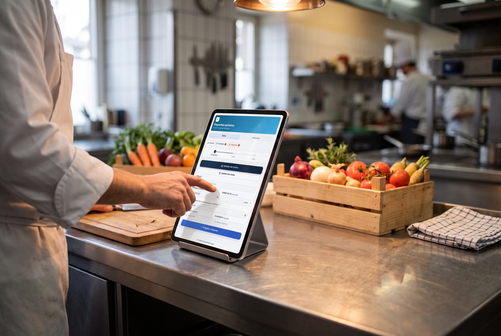 Traçabilité produit par photo de l'étiquette avec Marco HACCP