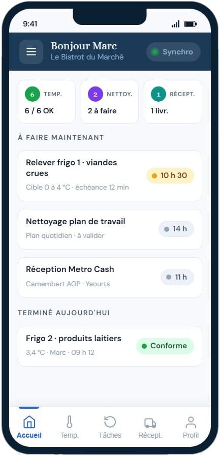 Application mobile Marco & Co