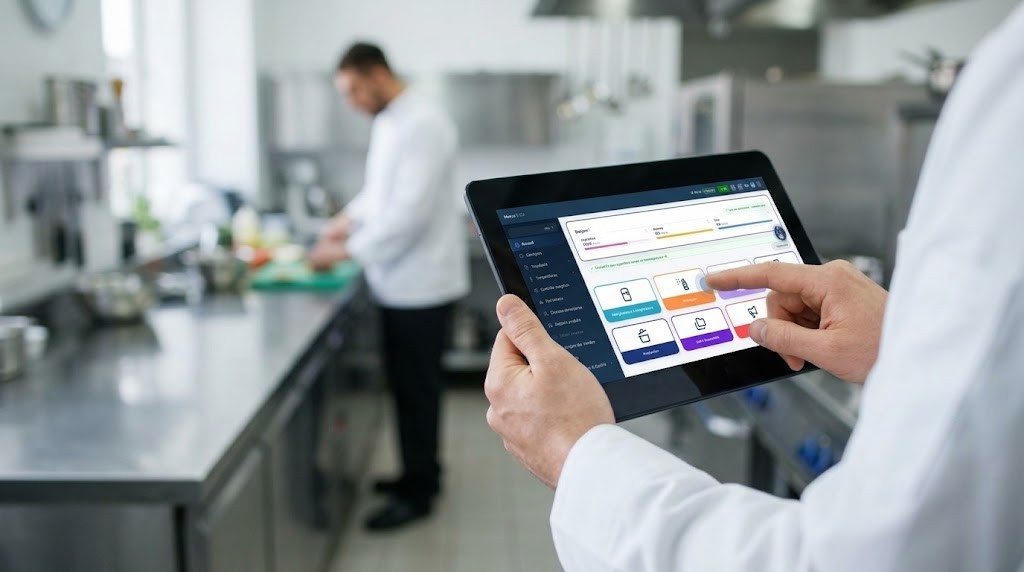 La même cuisine avec Marco HACCP sur tablette