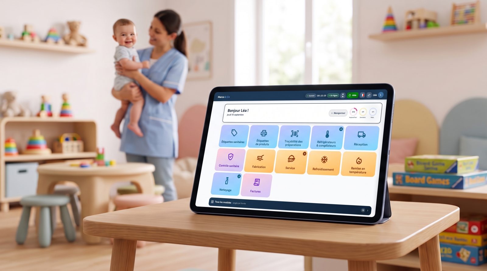 Marco & Co, logiciel HACCP pour les crèches